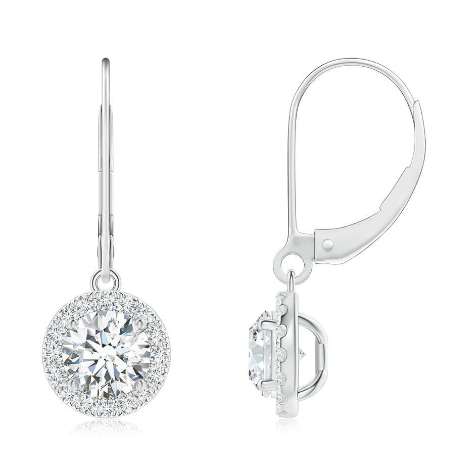 BRILLIANT CUT ANTIQUE DROP EARRINGS
