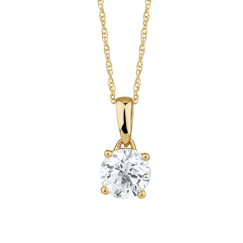 3CT SOLITAIRE BRILLIANT PENDANT