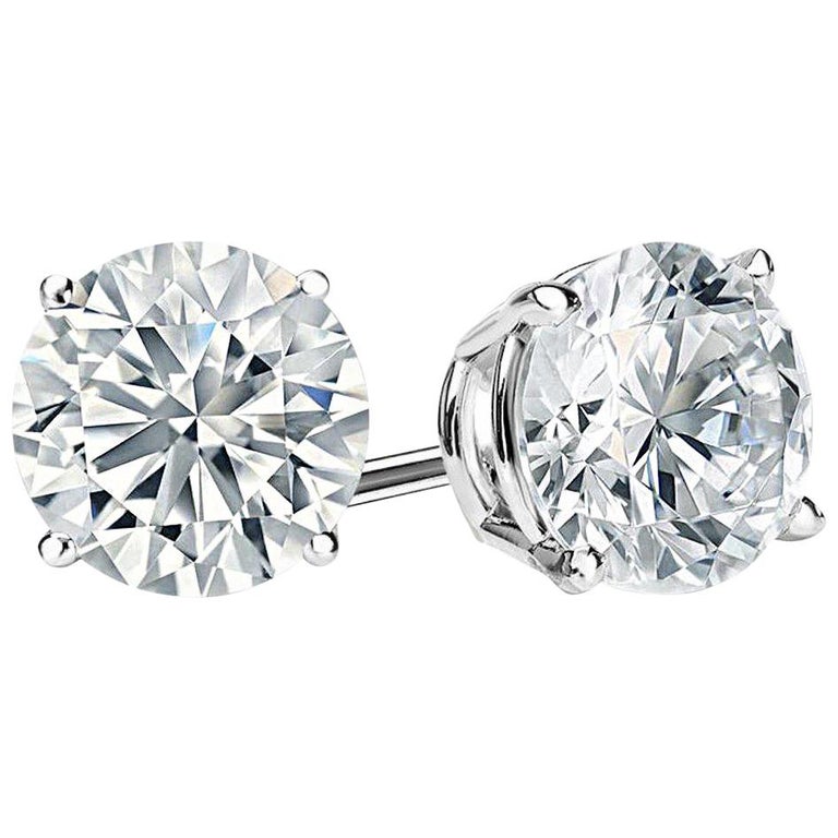 BRILLIANT CUT STUD EARRINGS