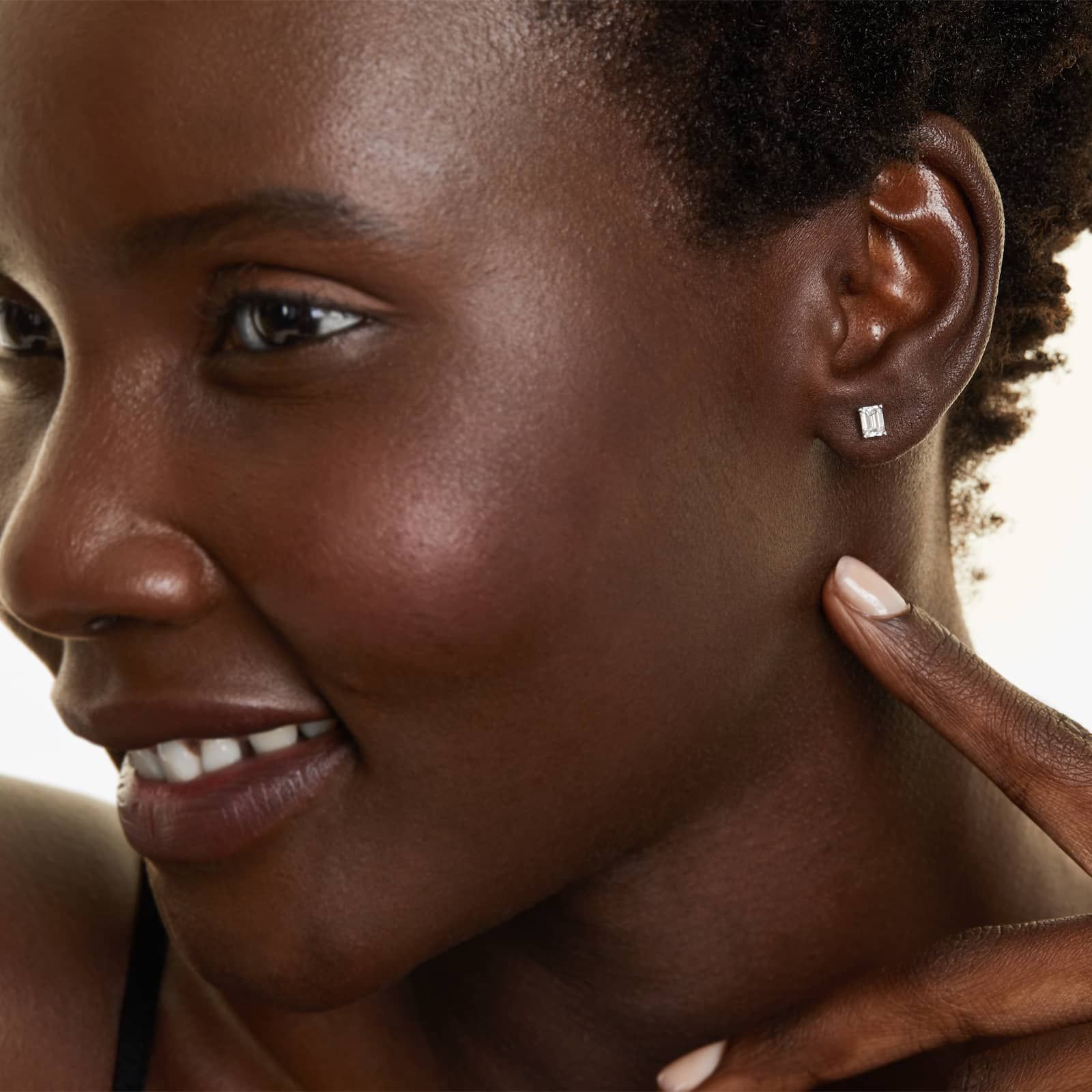 أقراط لينا مويسانيت |.5 قيراط