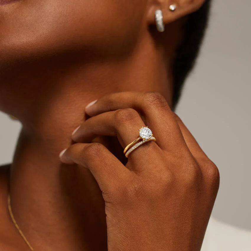 Fatima Moissanite Ring|1ct