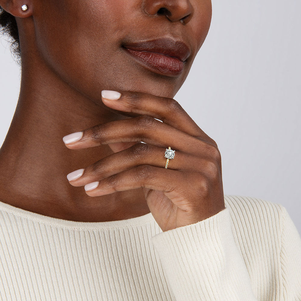 Zain Moissanite Ring|5.8tcw