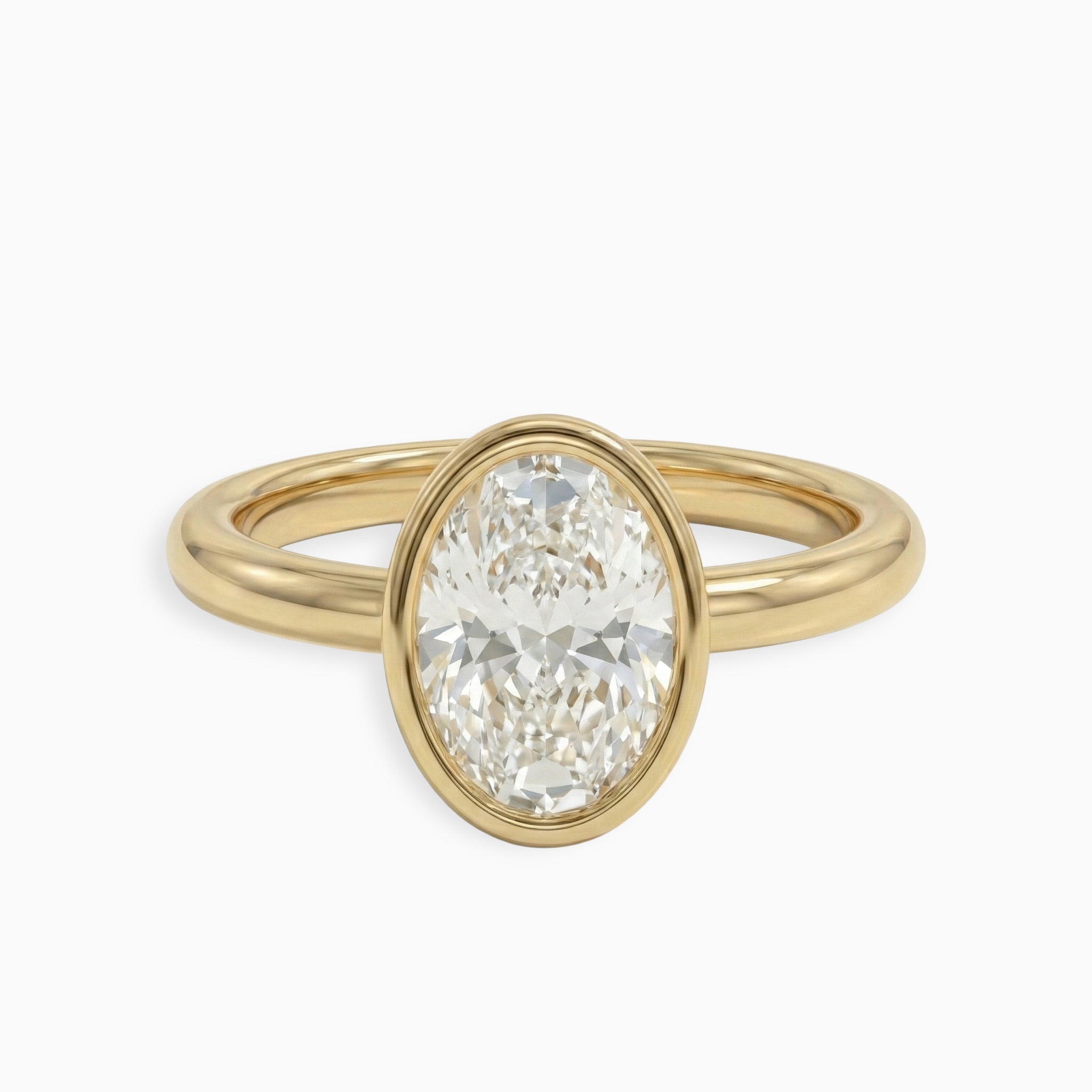 خاتم زينة مويسانيت – ذهب – لون D – VVS1