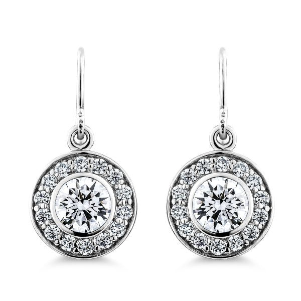 BRILLIANT CUT ANTIQUE DROP EARRINGS