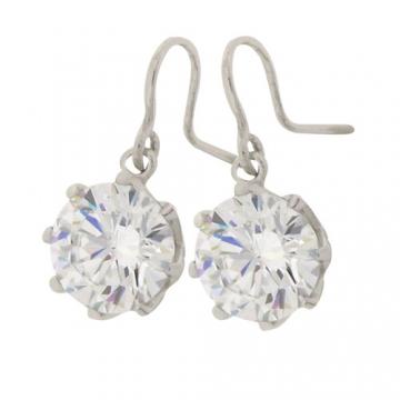 6CT BRILLIANT SHEPHERD HOOK DROP EARRINGS