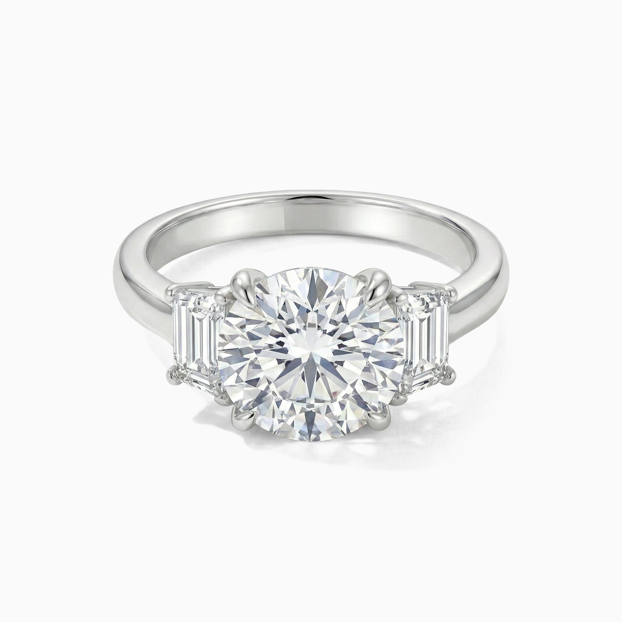 Miska Moissanite Ring – White Gold – D Colour – VVS1