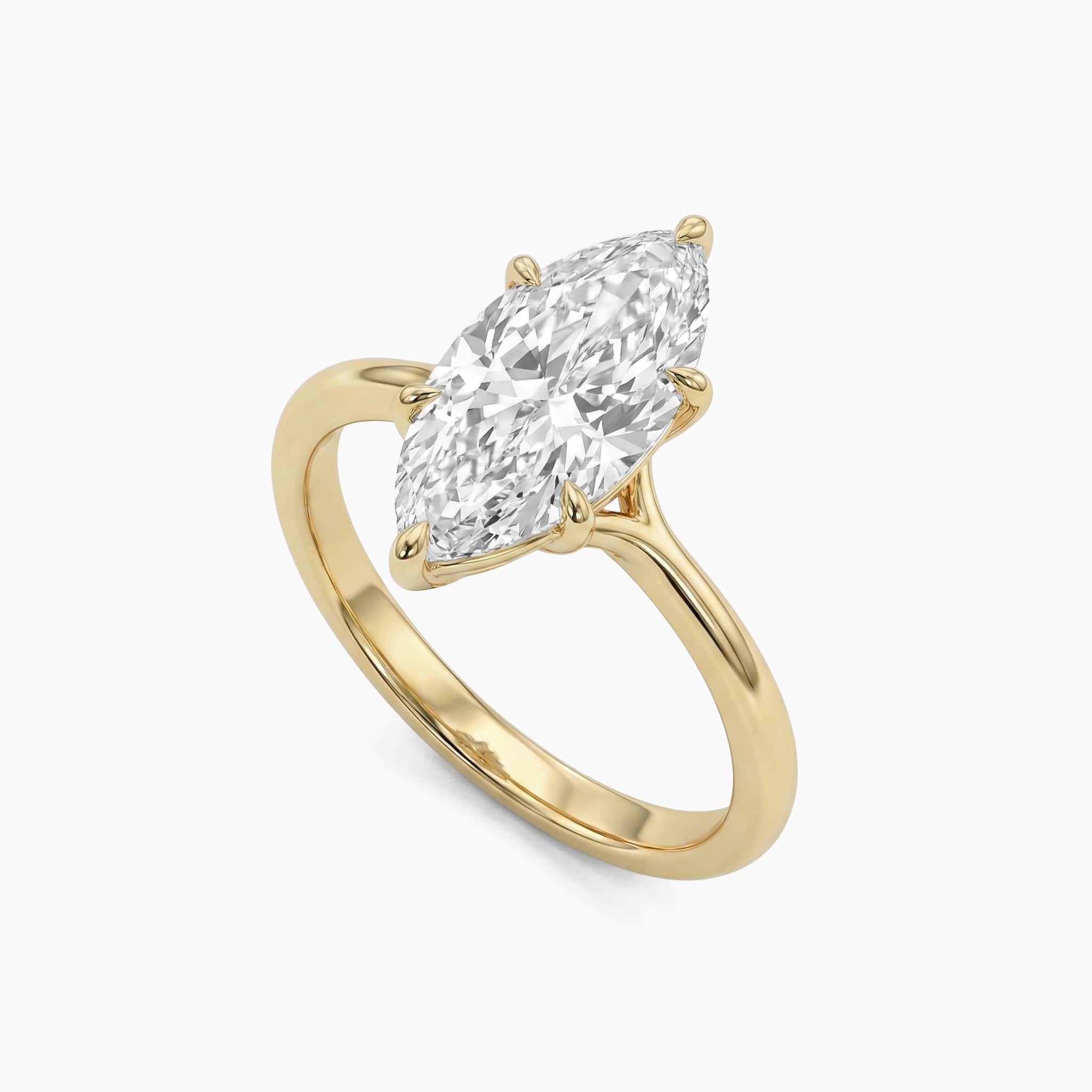 Marquise Ring - Yellow Gold