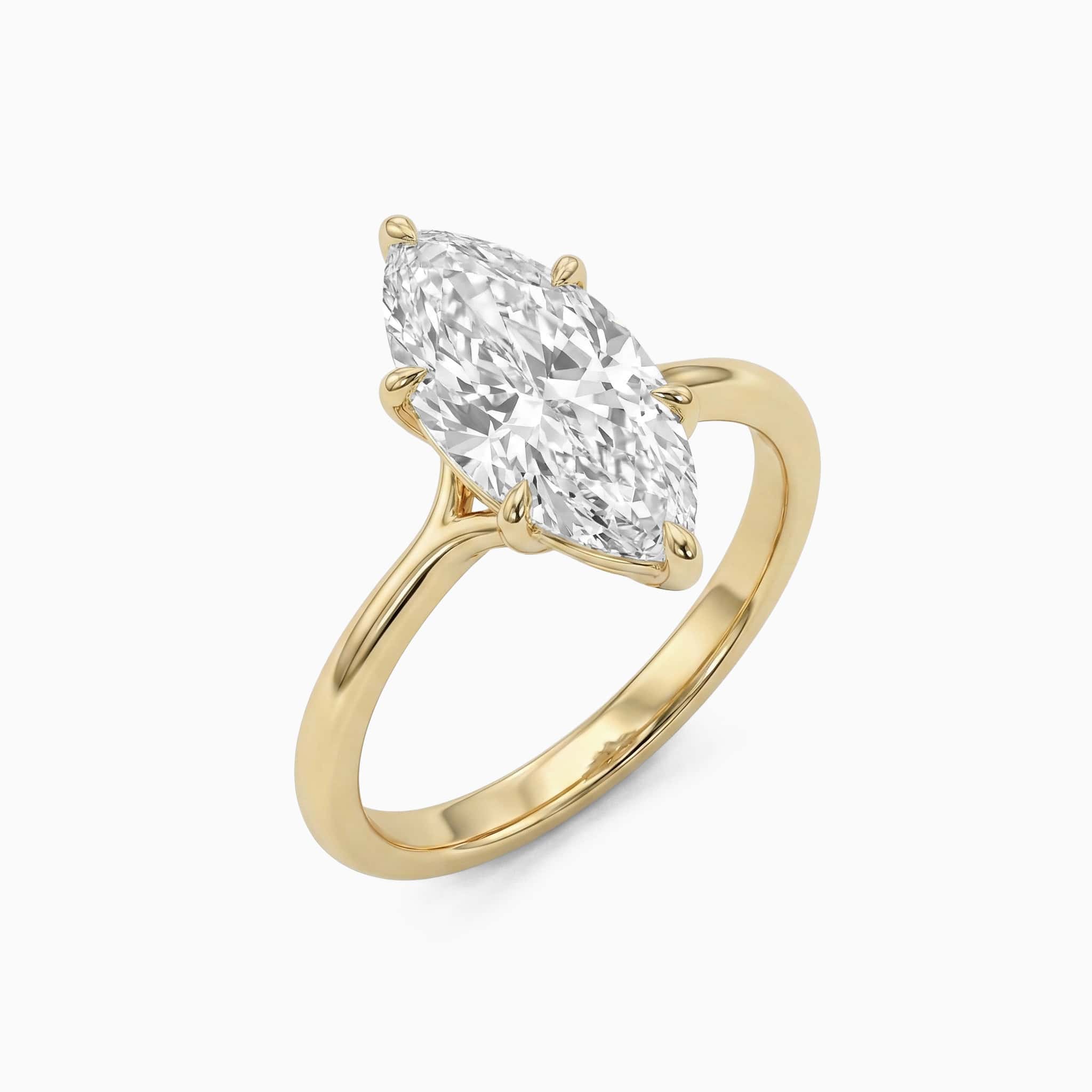 Marquise Ring - Yellow Gold