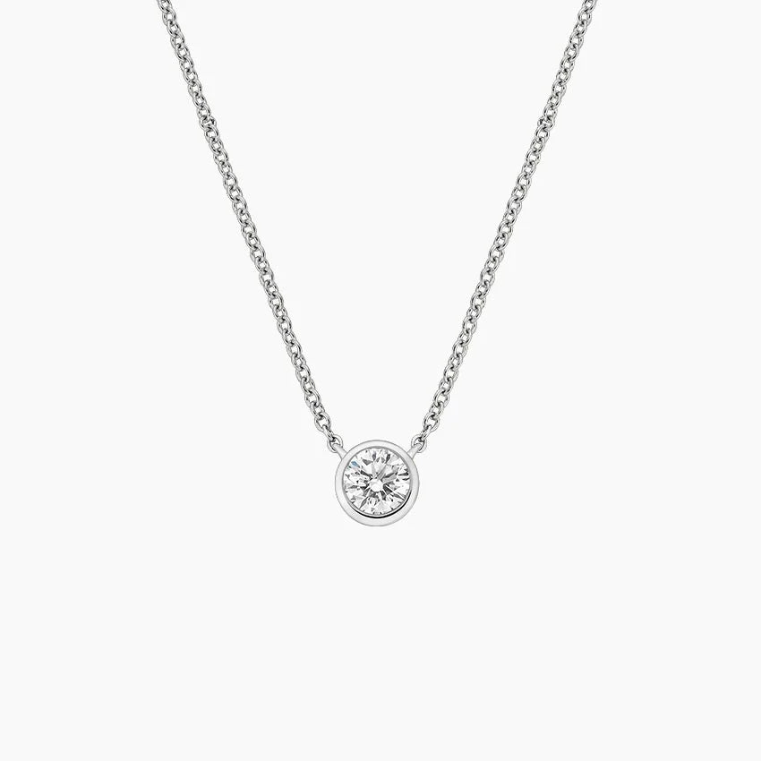 1CT BEZEL SET SOLITAIRE PENDANT (COPY)