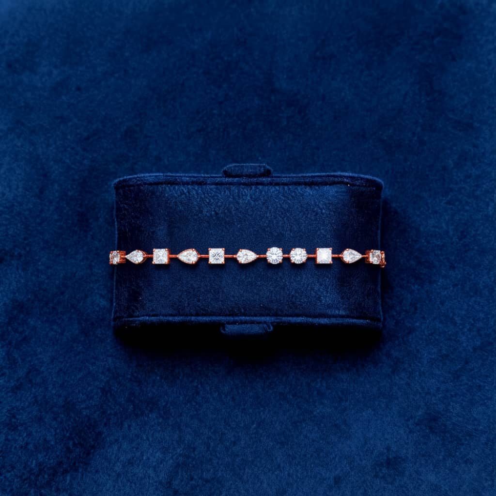 RIWA 5MM MOISSANITE TENNIS BRACELET - D COLOR - VVS1