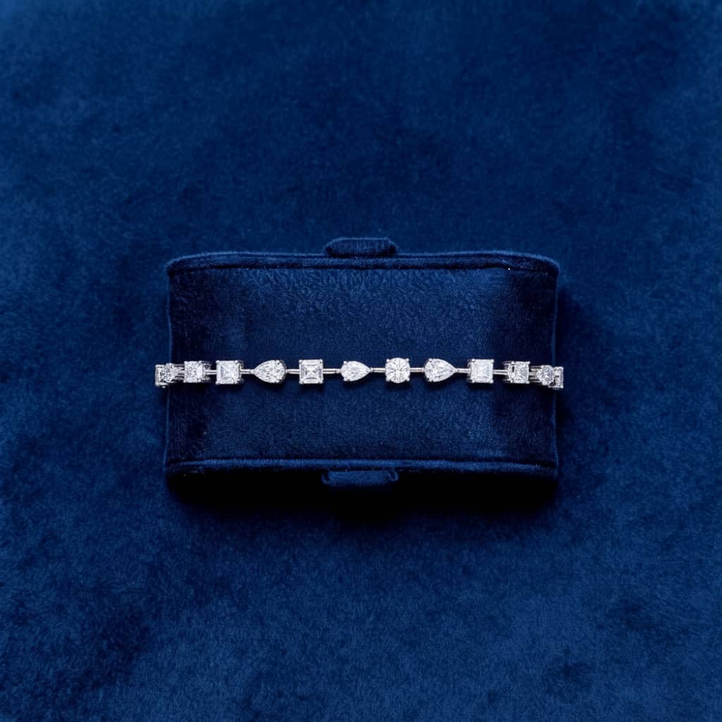 RIWA 5MM MOISSANITE TENNIS BRACELET - D COLOR - VVS1