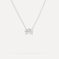 3CT SOLITAIRE OVAL NECKLACE