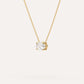 3CT SOLITAIRE OVAL NECKLACE