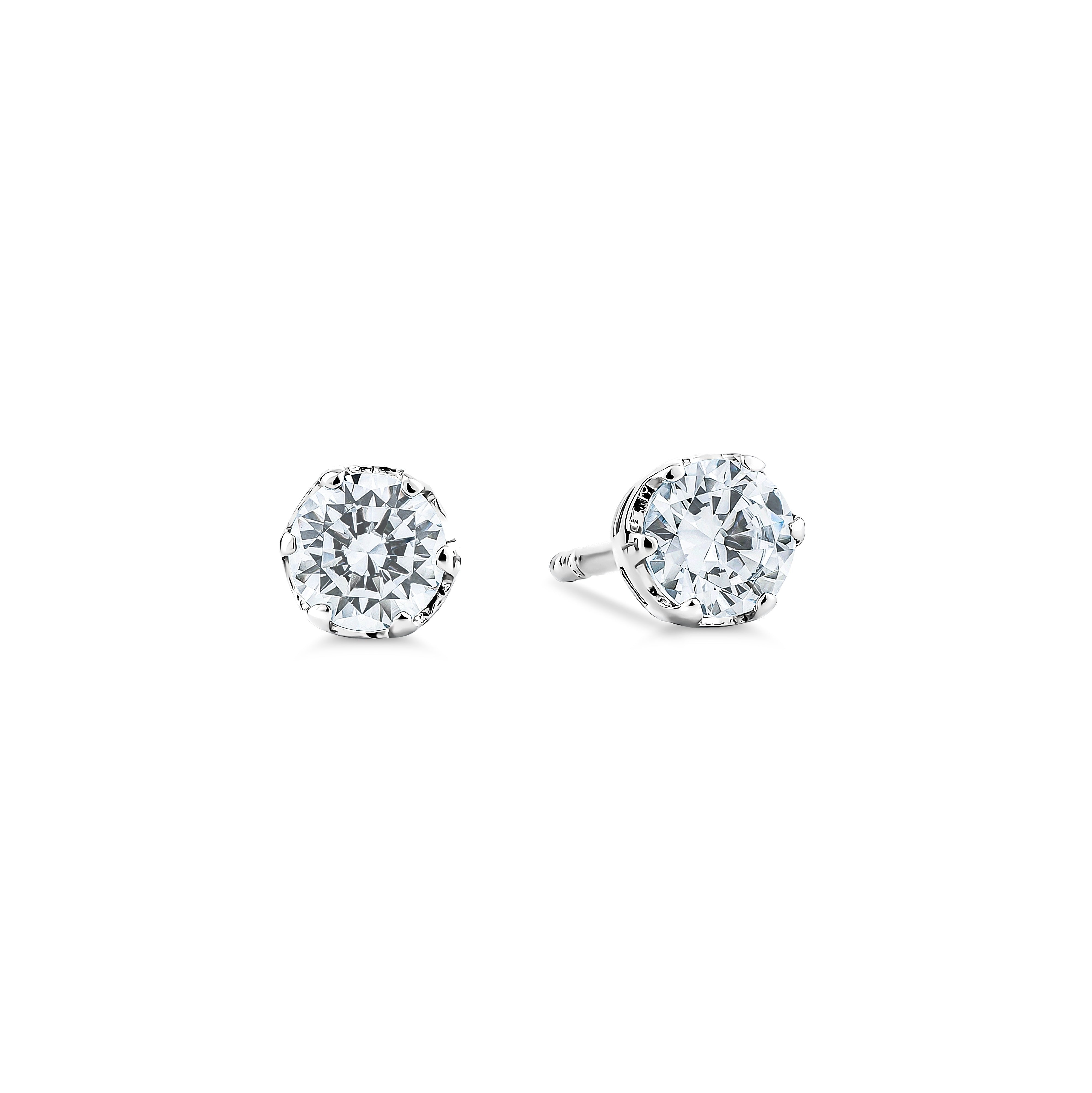 3CT - 6 PRONG STUDS