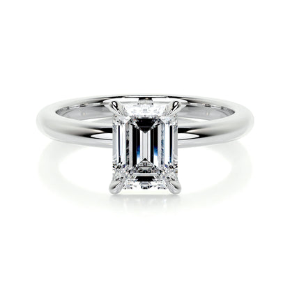 BAGUETTE CUT SOLITAIRE DRESS RING