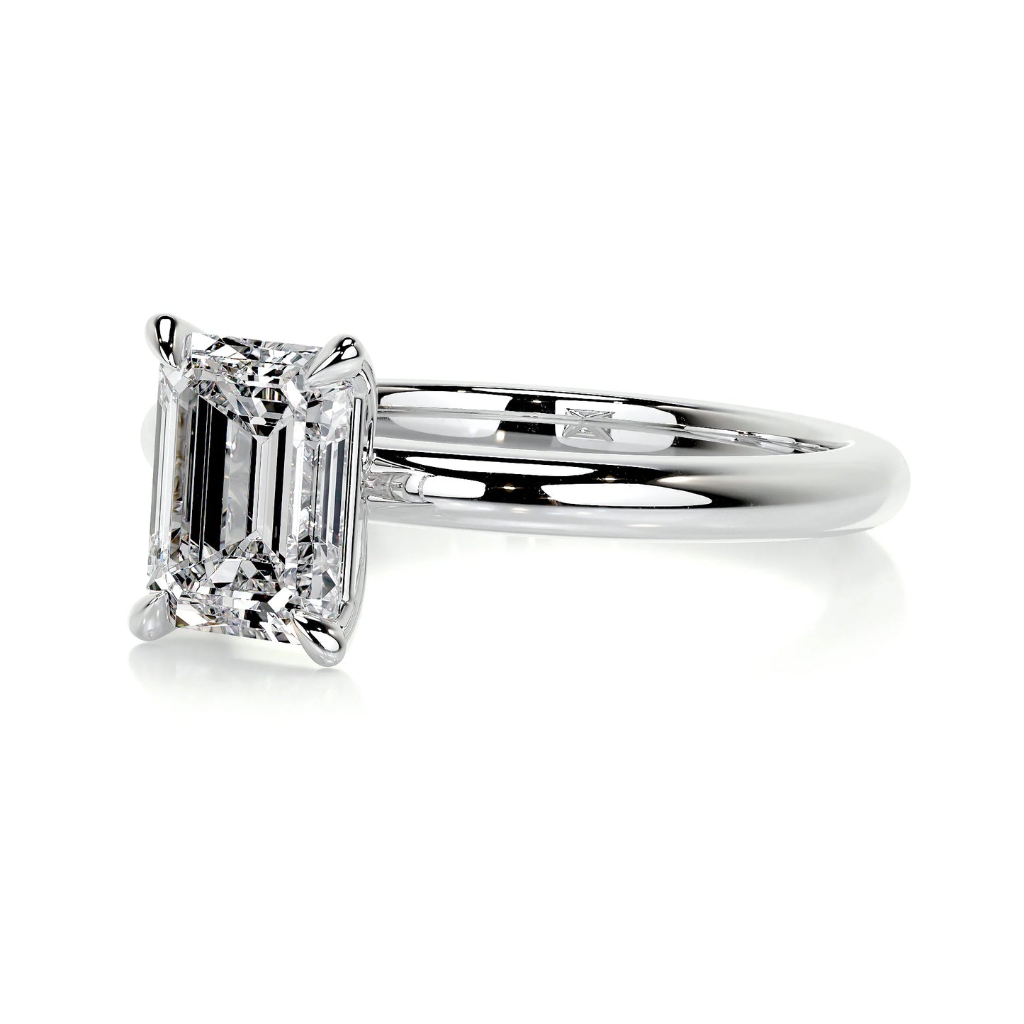 BAGUETTE CUT SOLITAIRE DRESS RING