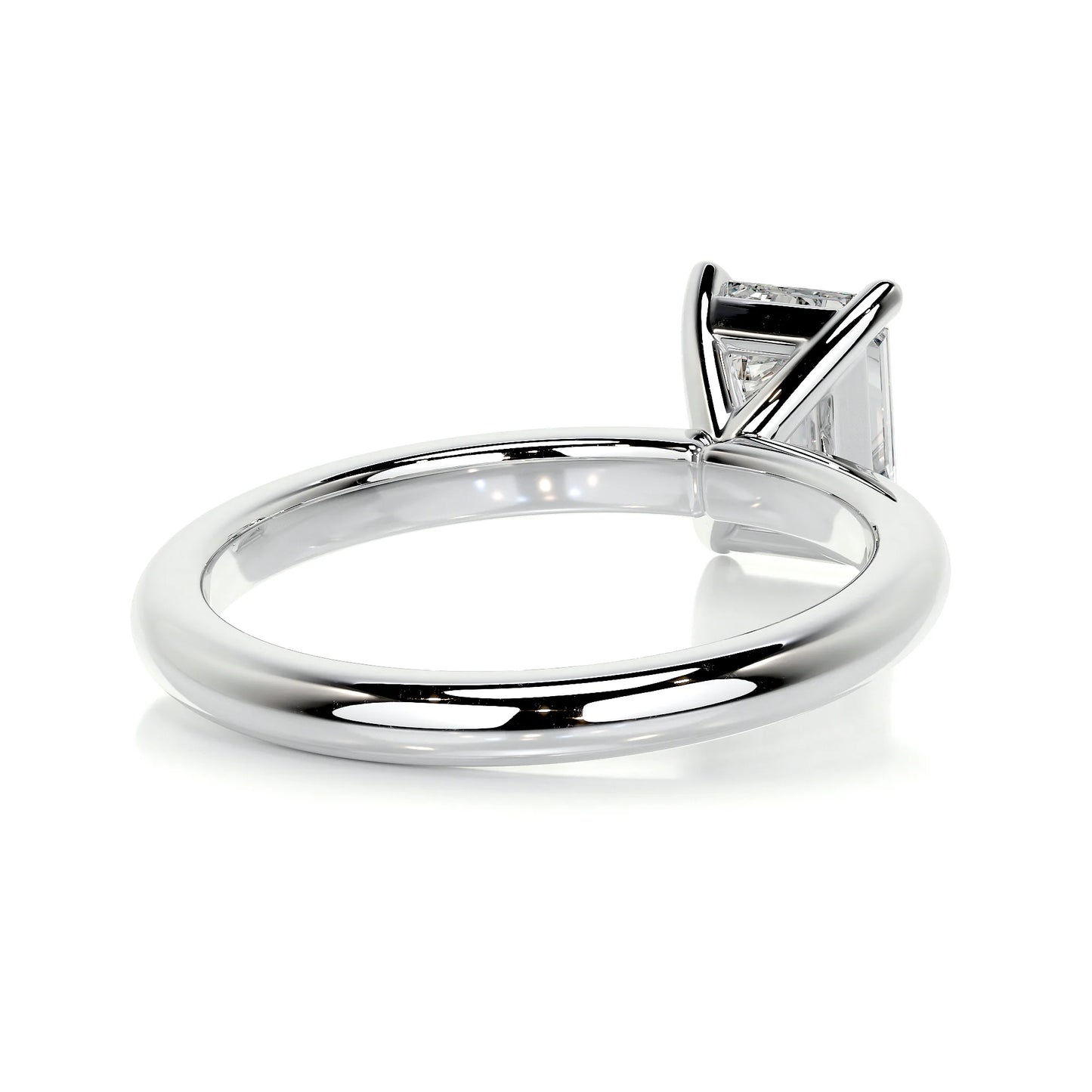 BAGUETTE CUT SOLITAIRE DRESS RING