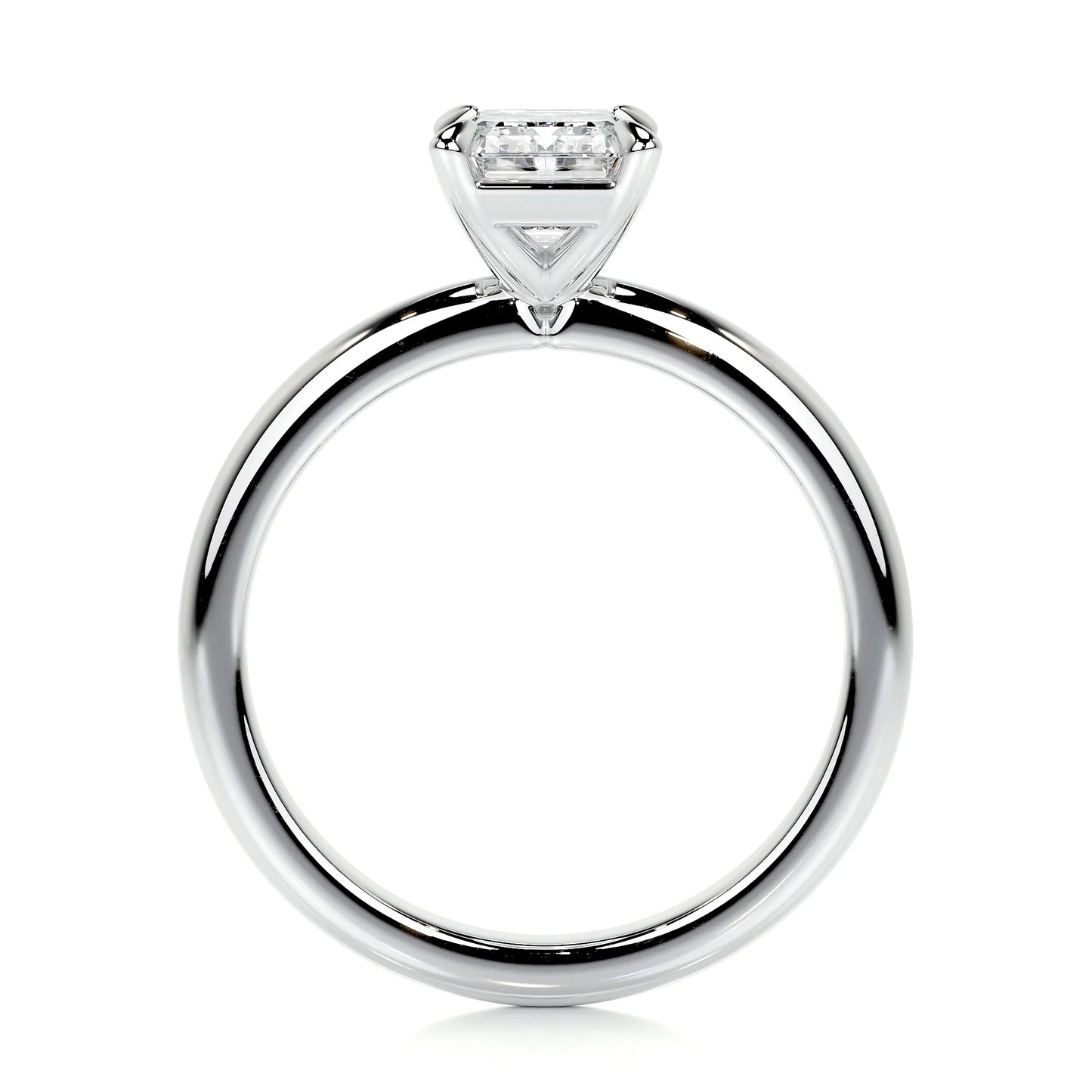 BAGUETTE CUT SOLITAIRE DRESS RING