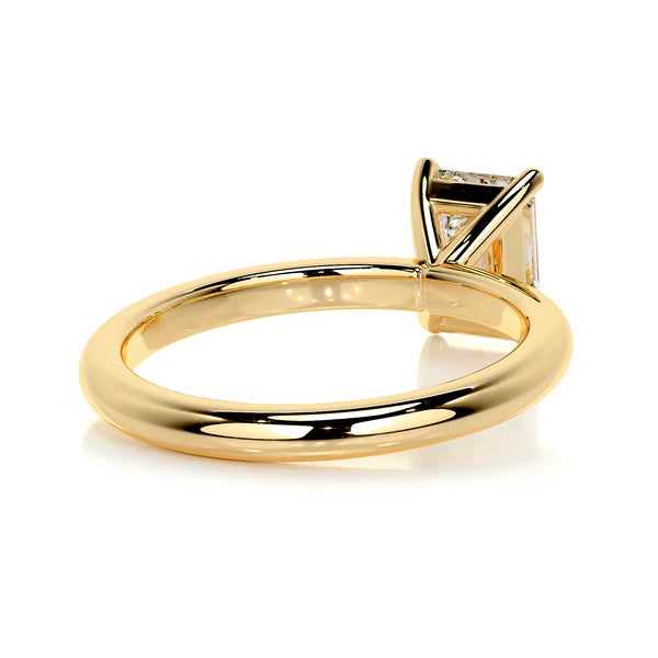 BAGUETTE CUT SOLITAIRE DRESS RING