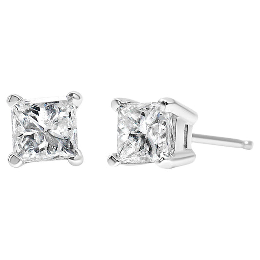 3CT PRINCESS STUD EARRING