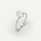 CLASSIC 2CT OVAL CUT SOLITAIRE RING