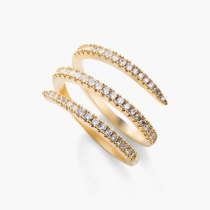 Pavé Spiral Ring｜3mm