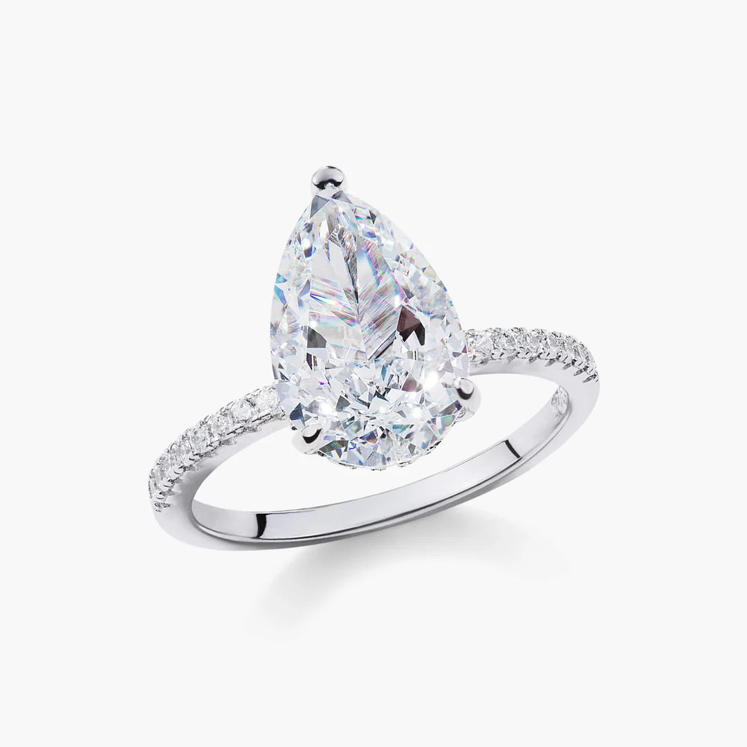 Eden 3ct Moissanite Ring | Al Sahra – GRA Certified