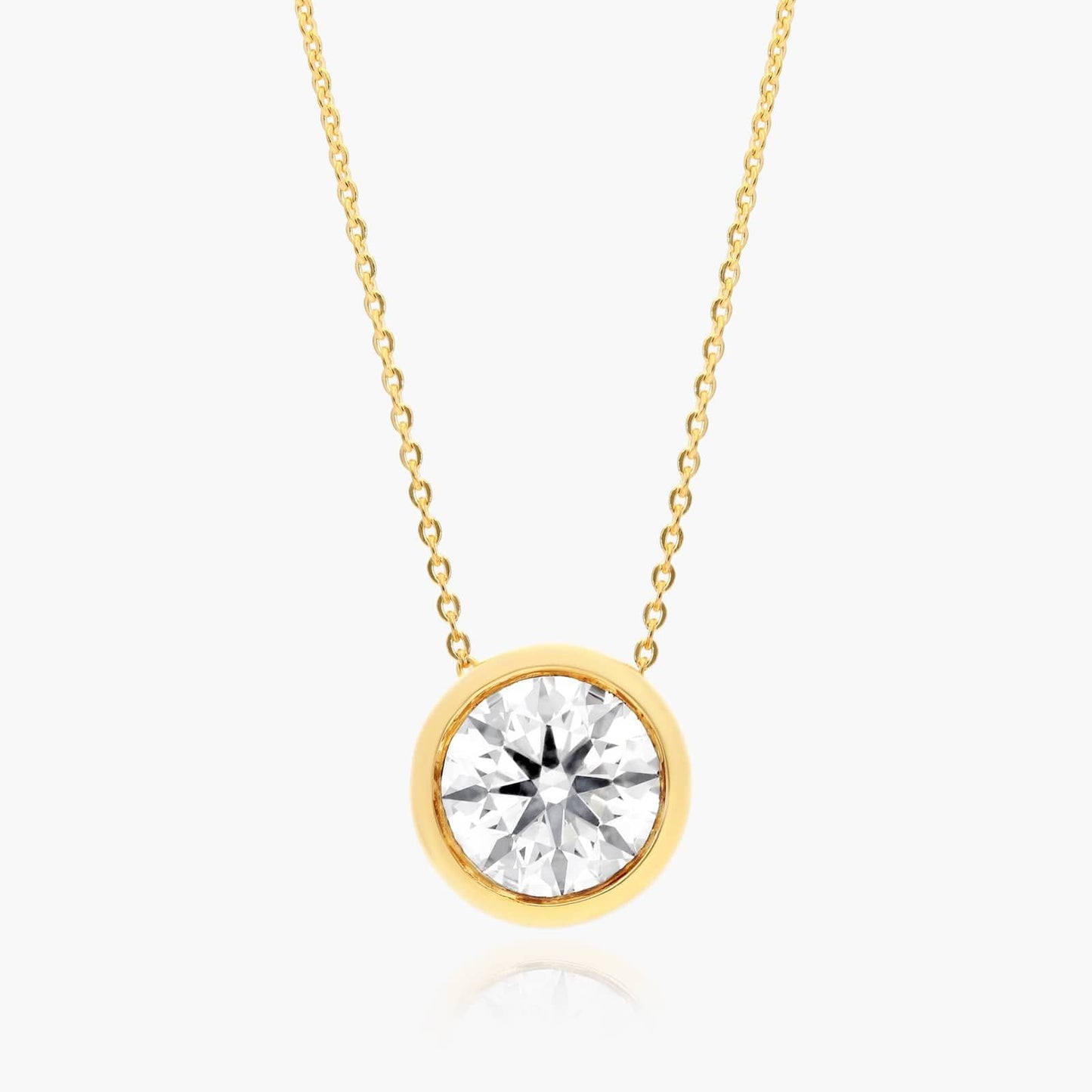 SOLITAIRE DIAMONDS BY THE YARD NECKLACE