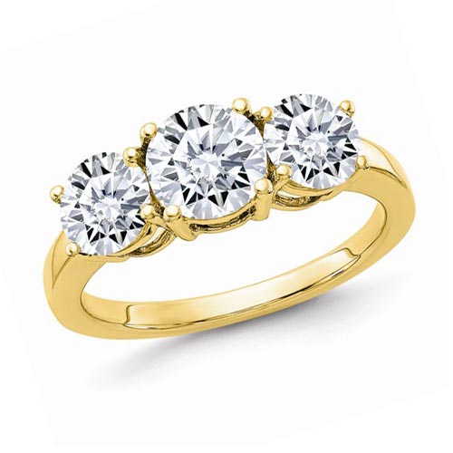 1.5CT TRILOGY BRILLIANT CUT RING