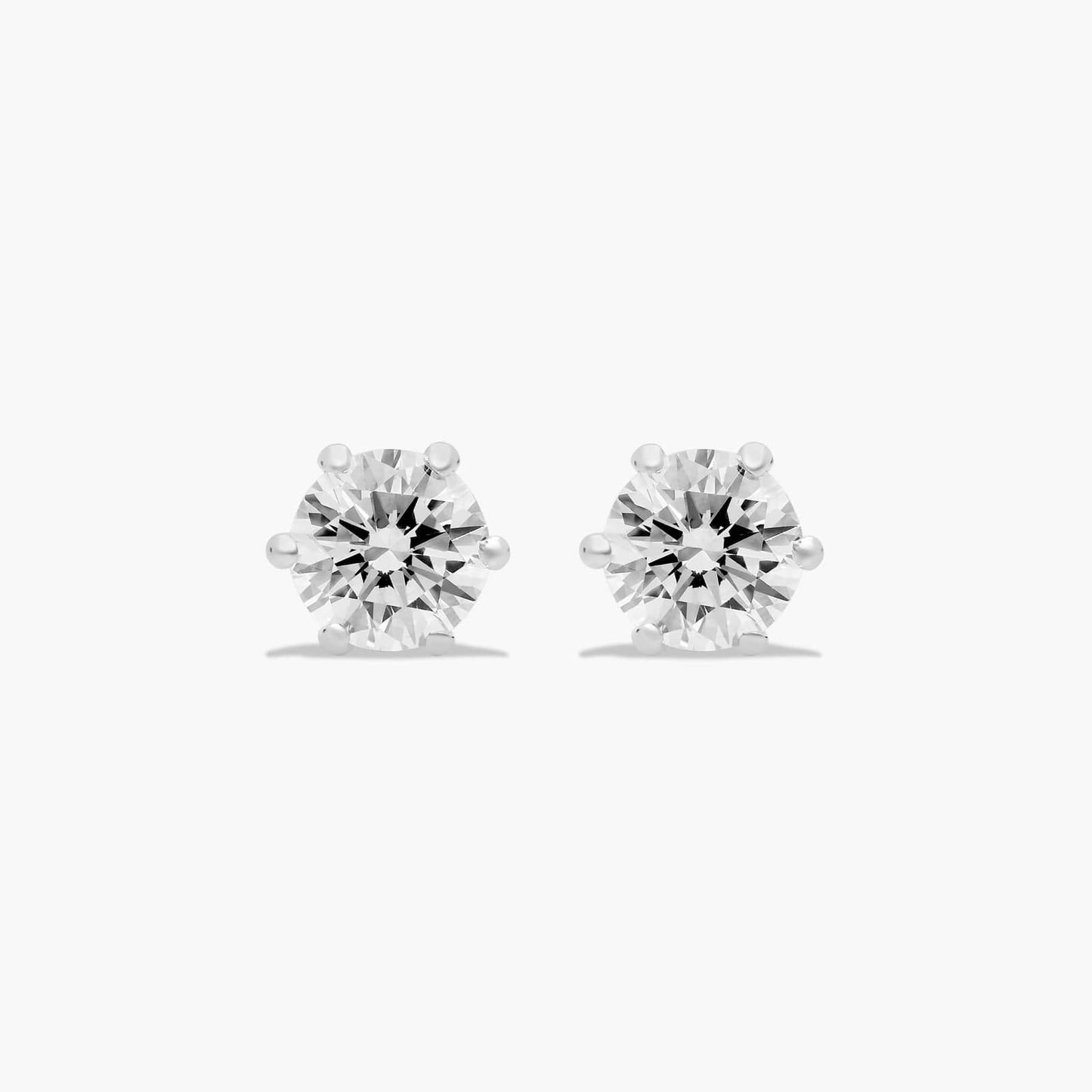 6 PRONG STUDS (0.5 CT)