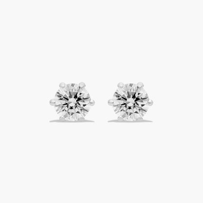 6 PRONG STUDS (0.5 CT)