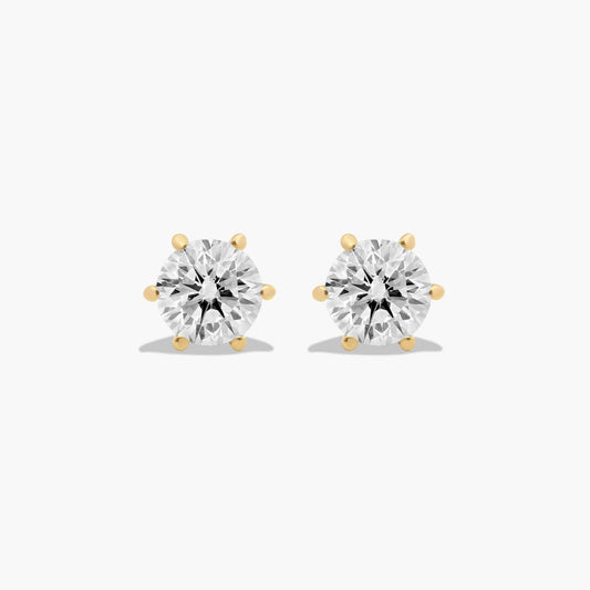 6 PRONG STUDS (2CT)