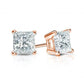 2CT SOLITAIRE PRINCESS STUDS