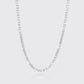 4MM MOISANNITE TENNIS NECKLACE - D COLOR - VVS1