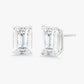 2CT EMERALD CUT STUDS