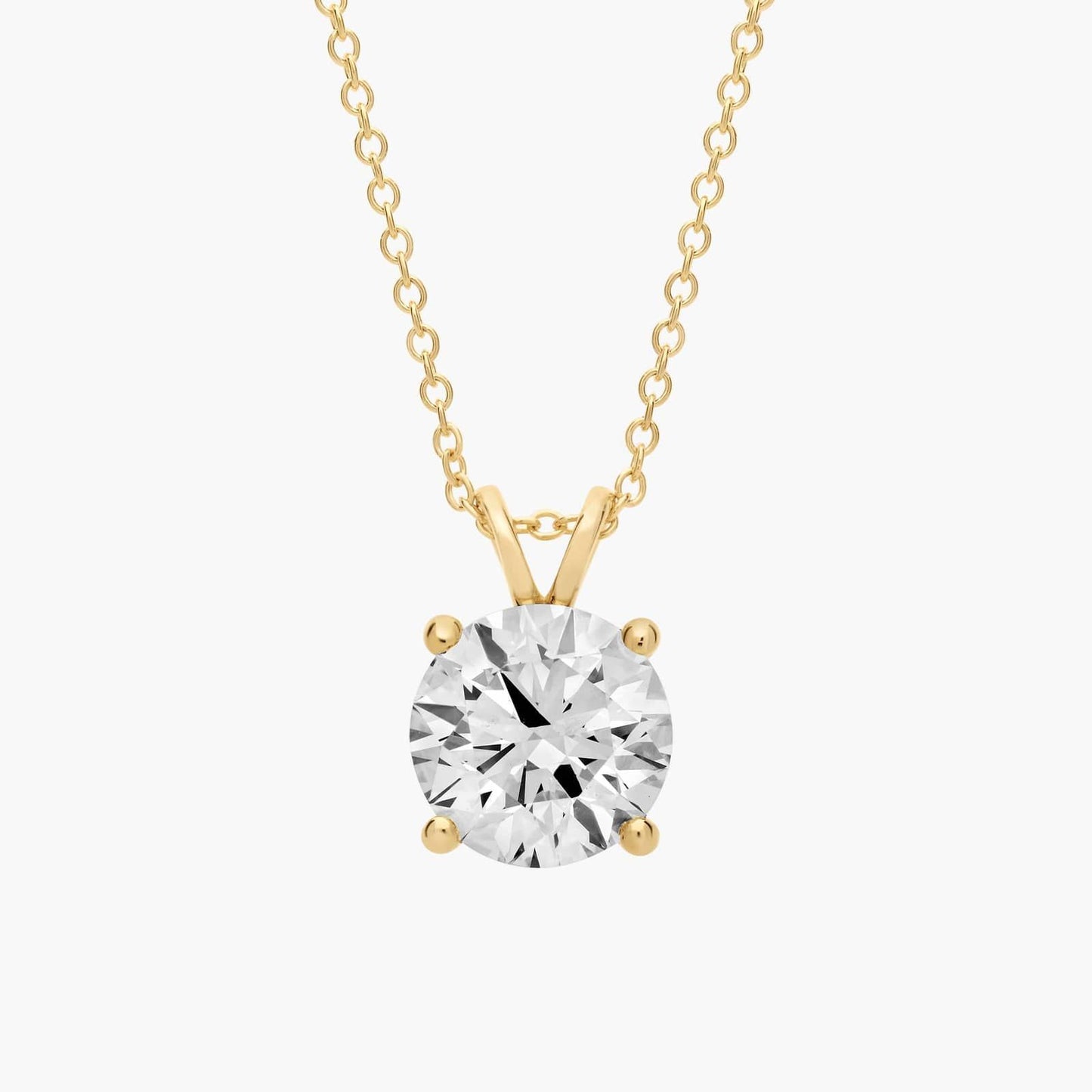 6CT DOUBLE-BAIL SOLITAIRE PENDANT