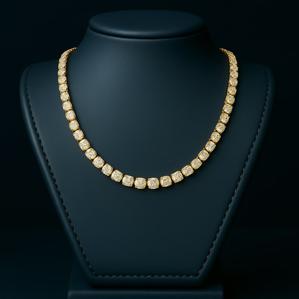 4MM TENNIS NECKLACE