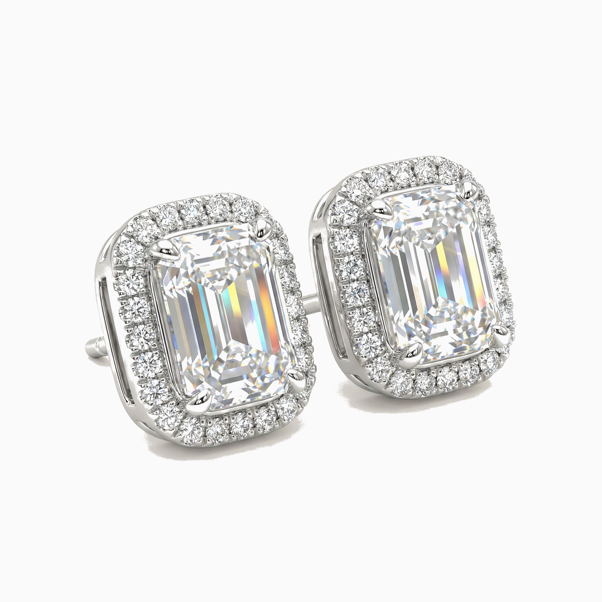 Noor Moissanite Earrings｜1ct
