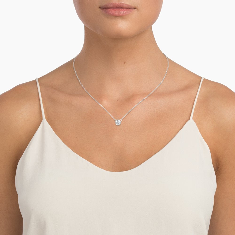 1CT BEZEL SET SOLITAIRE PENDANT (COPY)