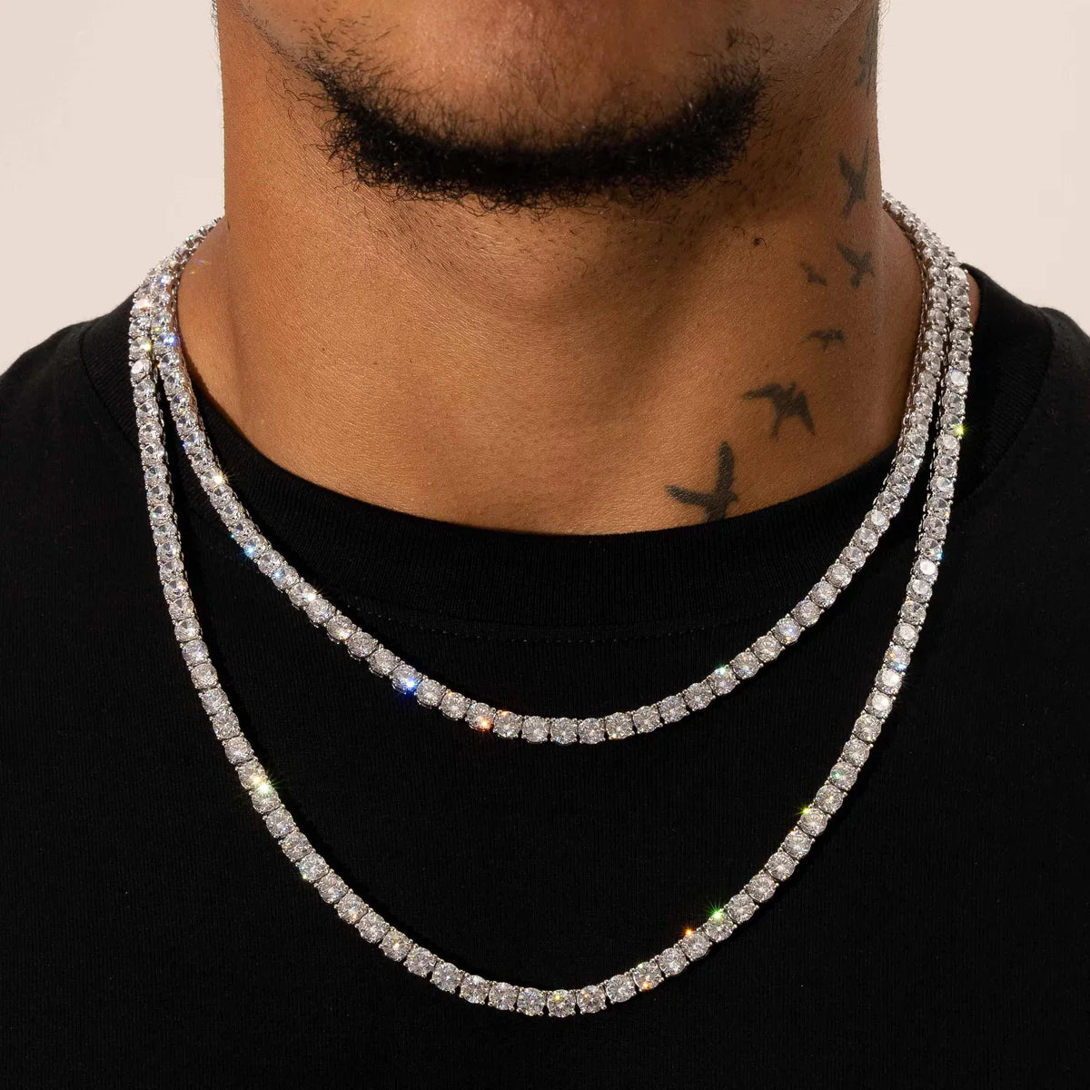 MENS 4MM TENNIS CHAIN