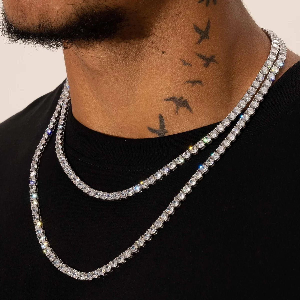 MENS 4MM TENNIS CHAIN