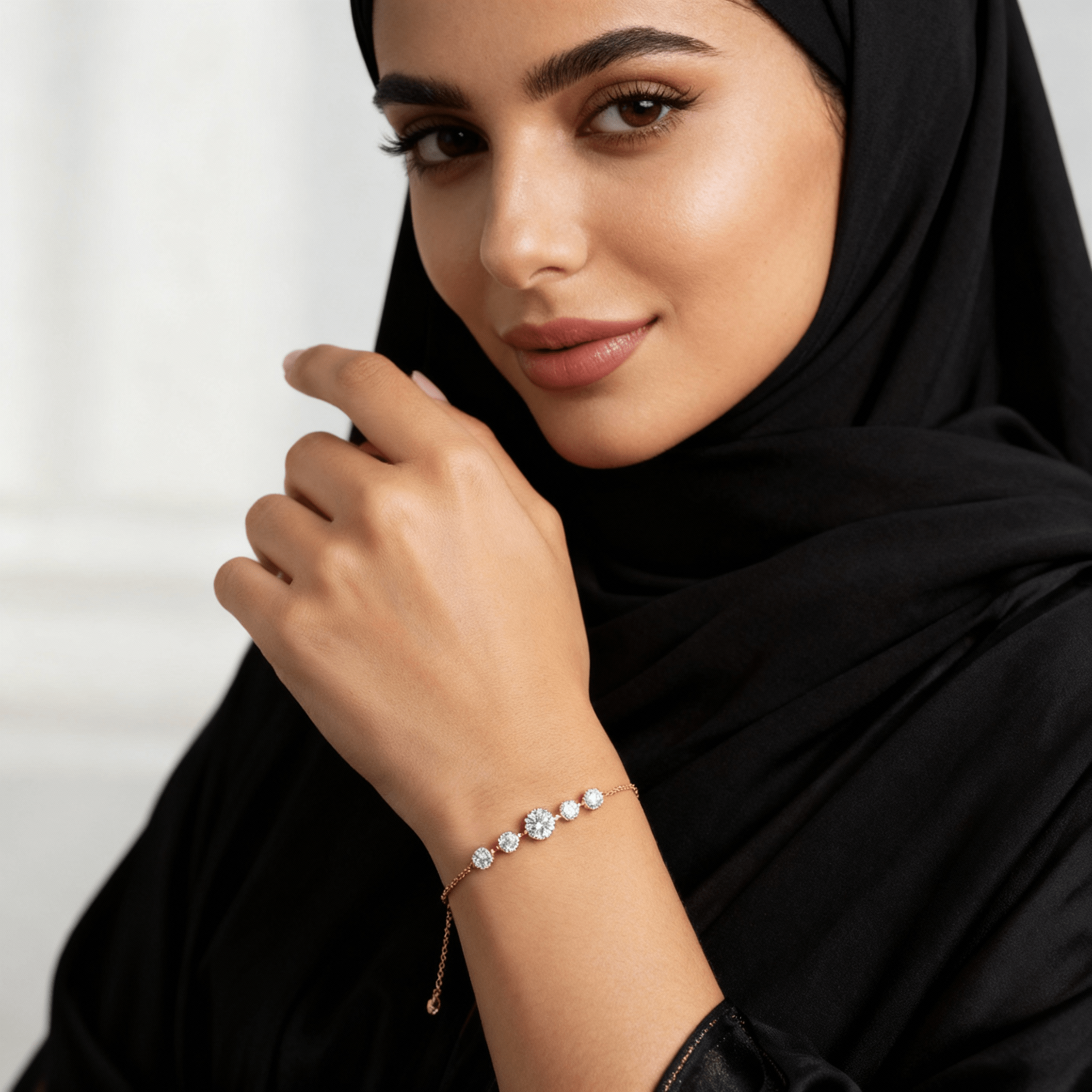 Amani Moissanite Bracelet – Gold – D Colour – VVS1