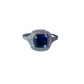 DOUBLE HALO CUSHION CUT RING WITH SURROUNDING BRILLIANTS