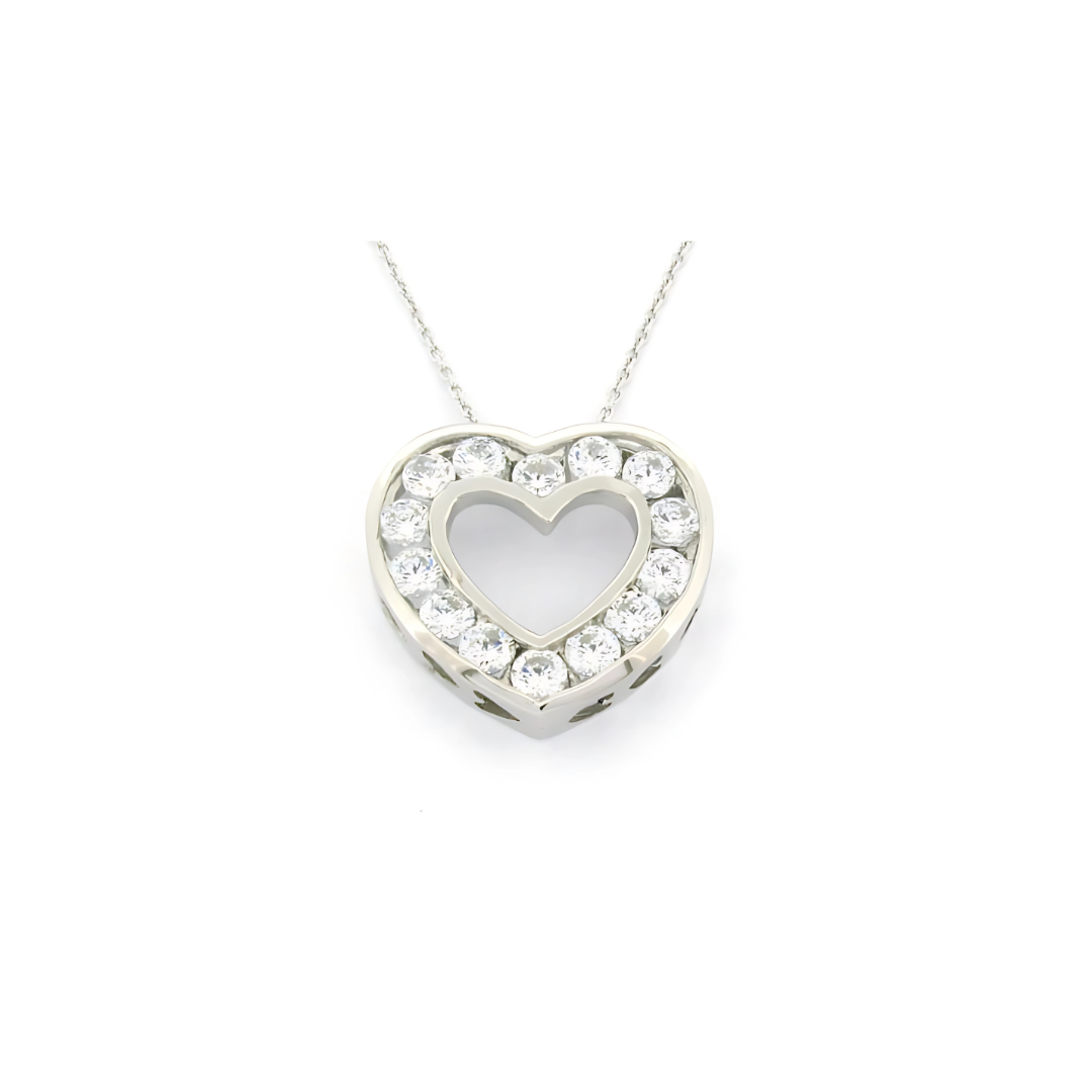 HEART SHAPE BRILLIANT PENDANT