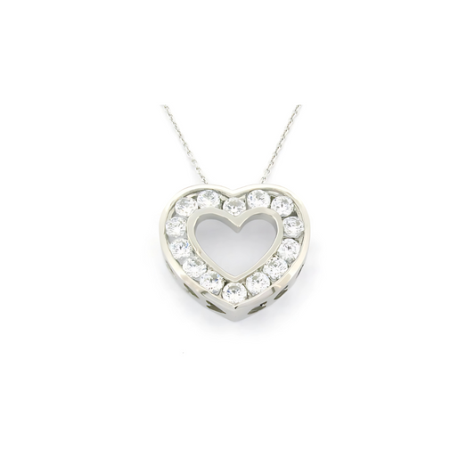 HEART SHAPE BRILLIANT PENDANT