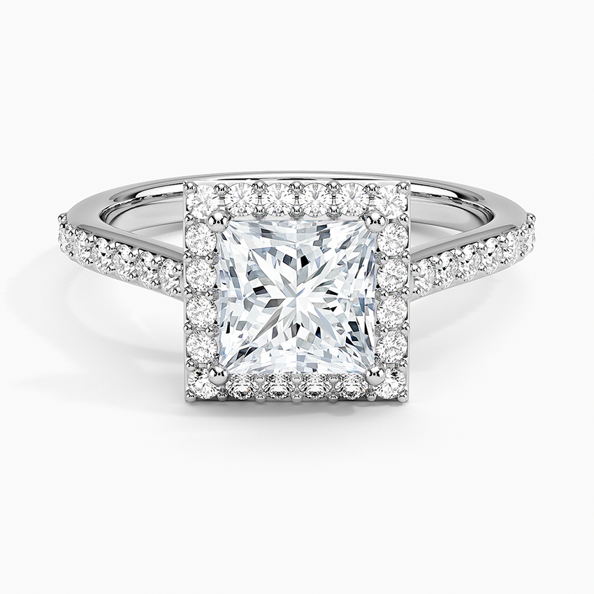 Amina 1ct Moissanite Ring | Al Sahra – GRA Certified