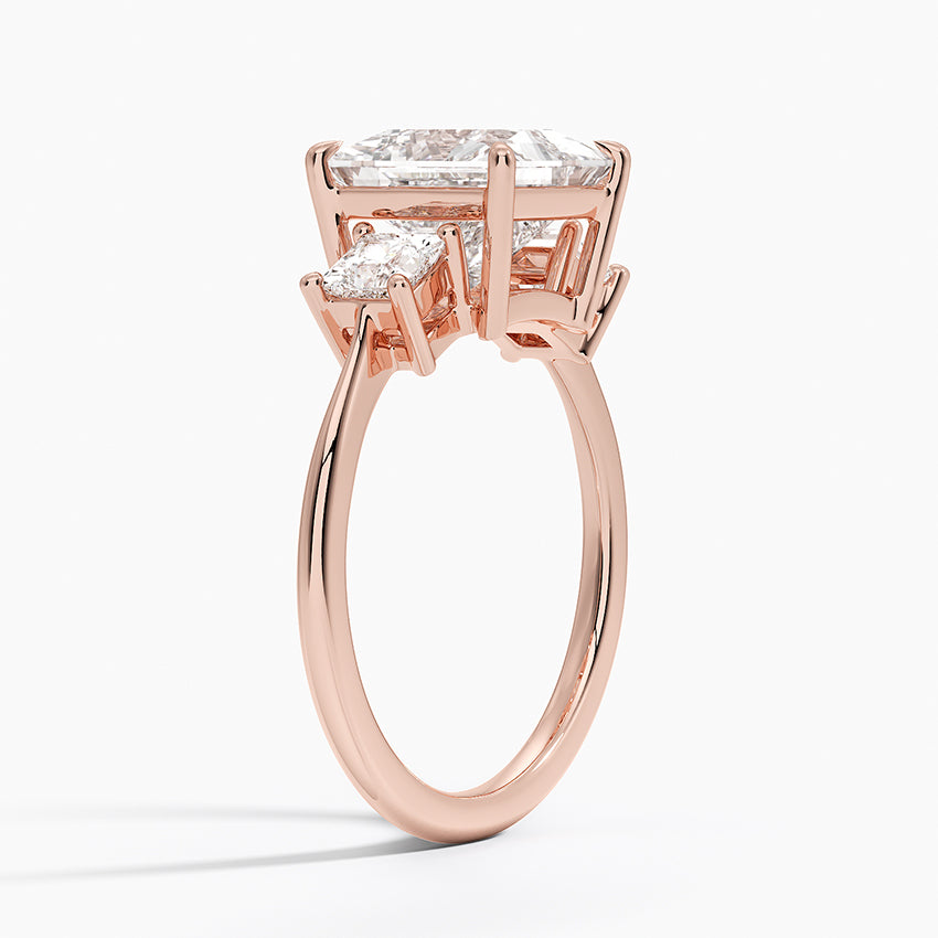 3 STONE PRINCESS CUT RING