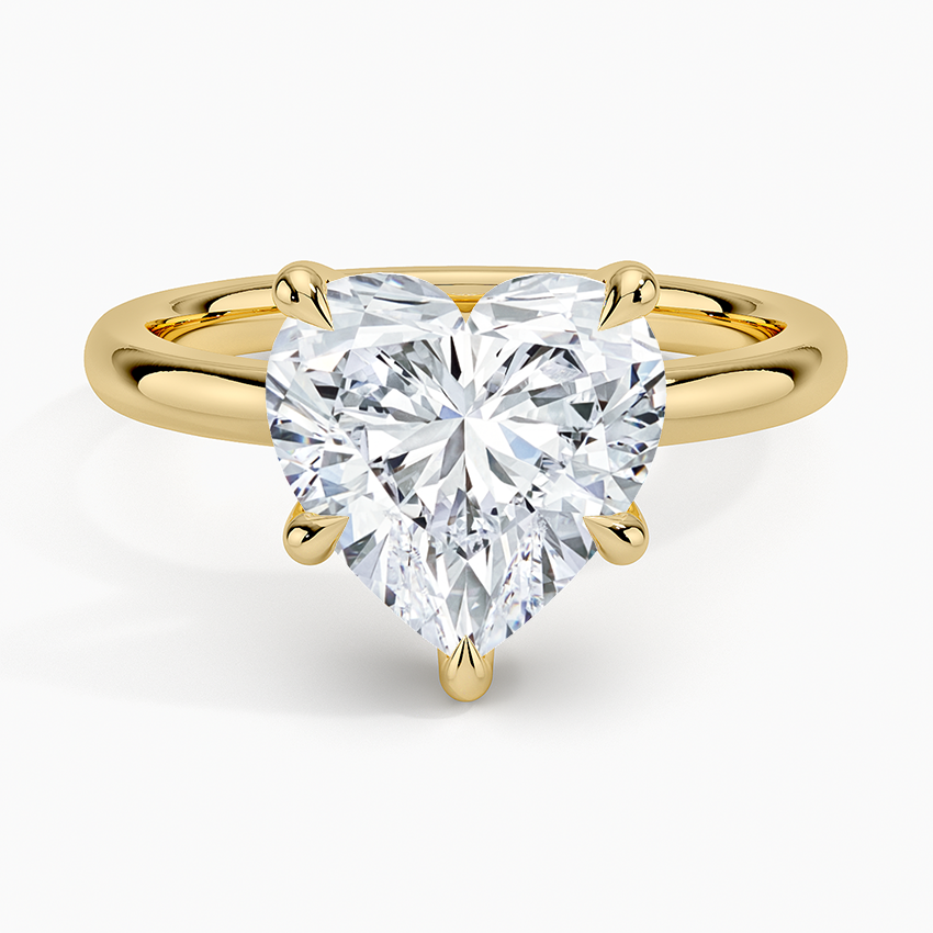 LOVE HEART SOLITAIRE RING