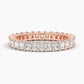 FULL PRINCESS CUT ETERNITY BAND