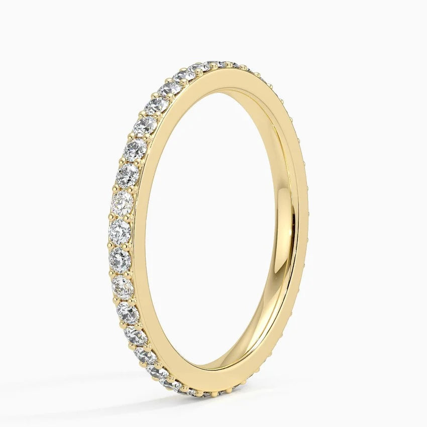 خاتم الأبدية الكامل المقطوع بشكل لامع